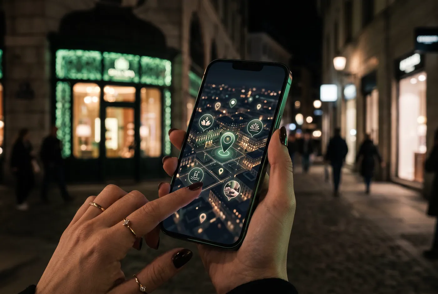 Get discovered by nearby clients